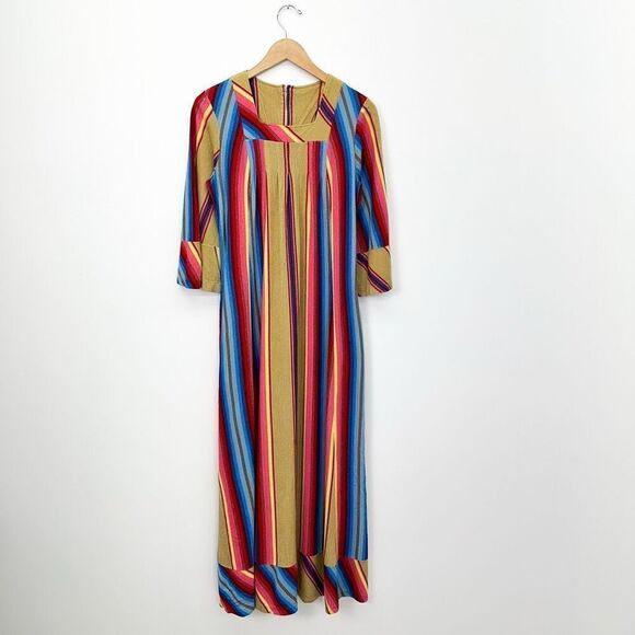 Dutchess Dresses & Skirts - Dutchess Individually Yours Vintage 60s 70s Women’s Stripe Terry Cloth Maxi Dres